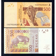 Западная Африка 500 франков 2012г.